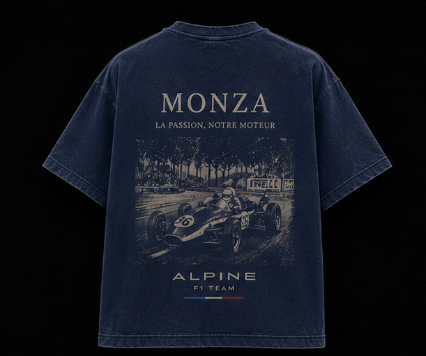 Koszulka Alpine Monza Lifestyle - obrazek 2