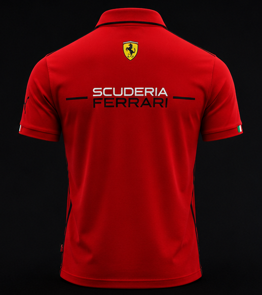 Koszulka Polo Scuderia Ferrari - obrazek 3